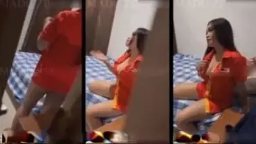 DJ Bebibii Cosplay Kasir Indomaret Bugil POV